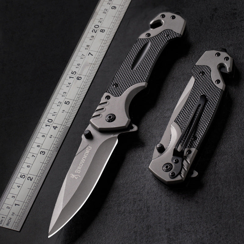 Folding Knife Stainless Steel High Hardness Outdoor Knife Pocket Knife Fishing Knife Defense Military Knife Camping Folding Knife - V.I.P Digital Presence