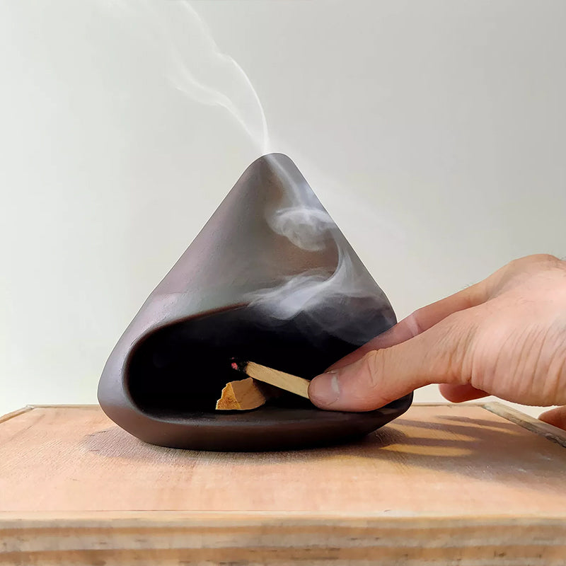 Handcrafted Ceramic Palo Santo and Sage Holder - A Practical Incense Burner and Scent Stand for Home Decor - V.I.P Digital Presence