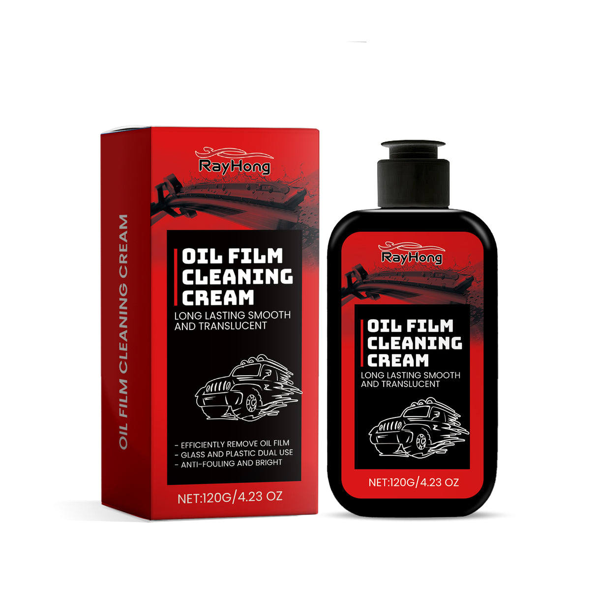 Automotive Glass Oil Film Cleaning Cream, Effectively Clean Glass Stains And Oil Stains Clear Vision - V.I.P Digital Presence