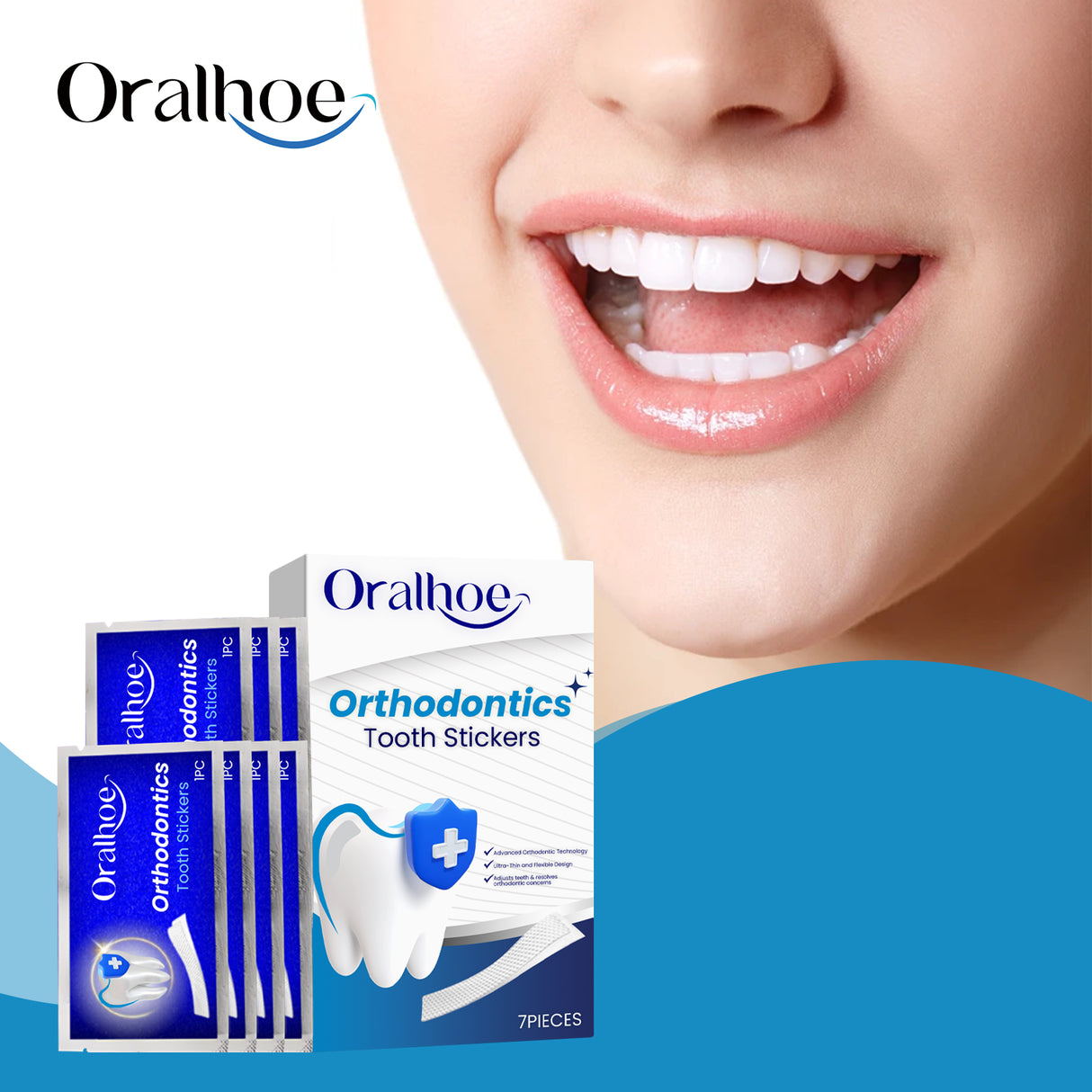 Orthodontic Stickers Remove Stains Yellow Dirt Clean Teeth Fresh Care Portable Stickers - V.I.P Digital Presence