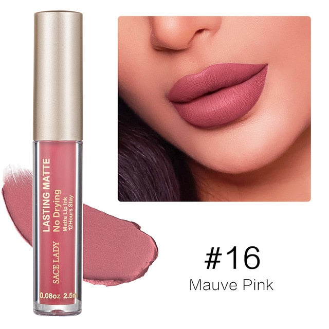 Make Up Waterproof Nude Lipstick Long Lasting Liquid Matte Lipstick Kit Lip Gloss Cosmetics Lipgloss Lip Makeup - V.I.P Digital Presence
