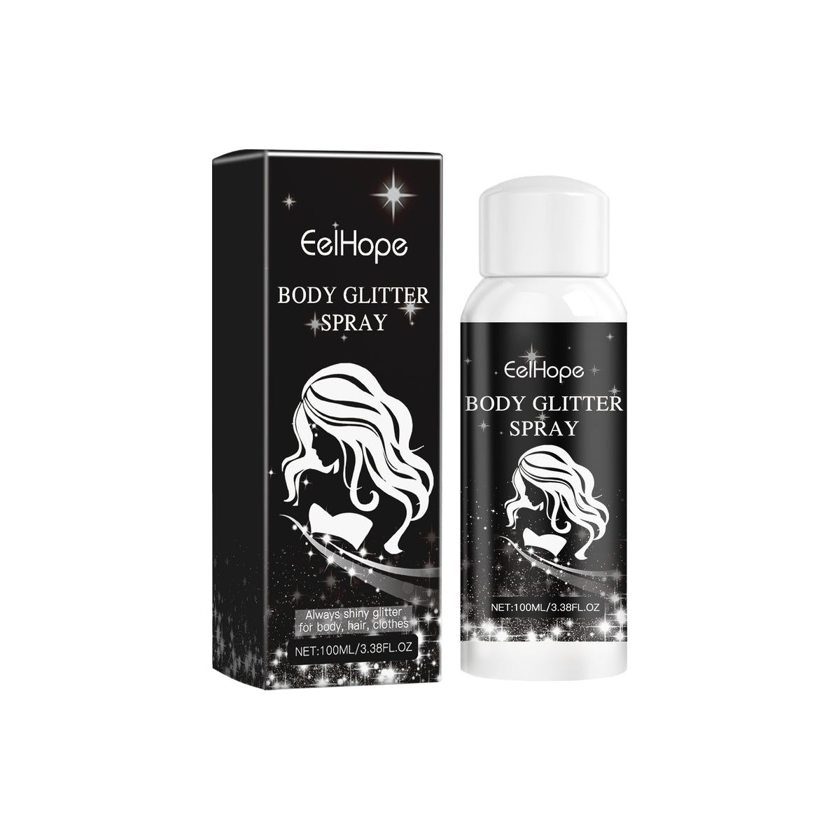 Body Flash Spray, Face Body Star Flash Party Highlight Focus Flash Spray - V.I.P Digital Presence