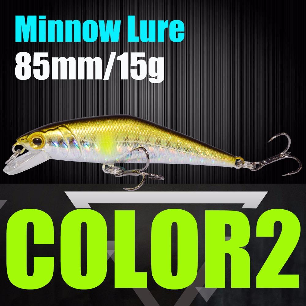 AFISHLURE Fishing Lure Wobblers Trout 85mm/15g Minnow Hard Baits Iscas Artificial Pesca Leurre