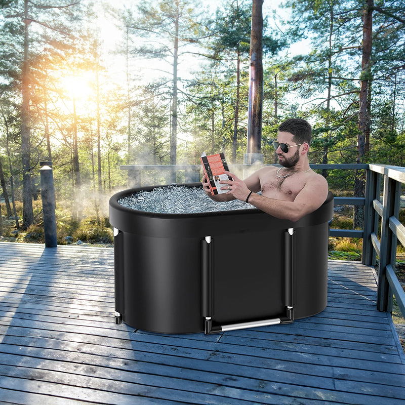 Portable multi-layer outdoor cold immersion bathtub for athletes' recovery, foldable for family use. - V.I.P Digital Presence