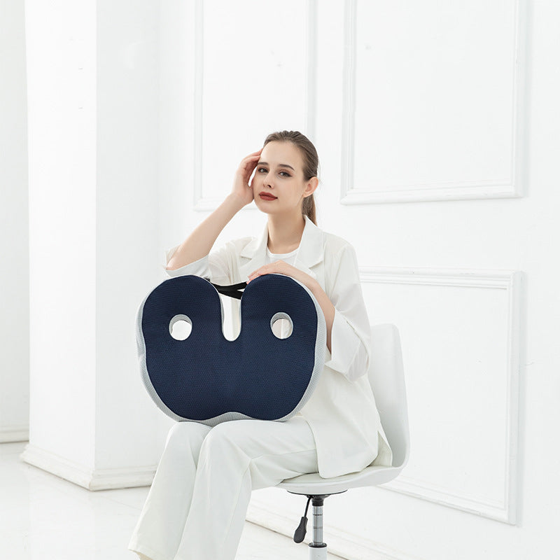 Chair Hip Cushion Hemorrhoids Cushion Fart Cushion Breathable Cushion Thick Office Long Sitting Memory Cotton Cushion - V.I.P Digital Presence