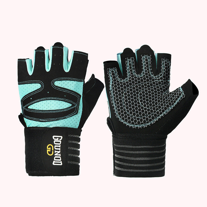 Fitness gloves extended breathable and wear-resistant half finger gloves for exercise - V.I.P Digital Presence