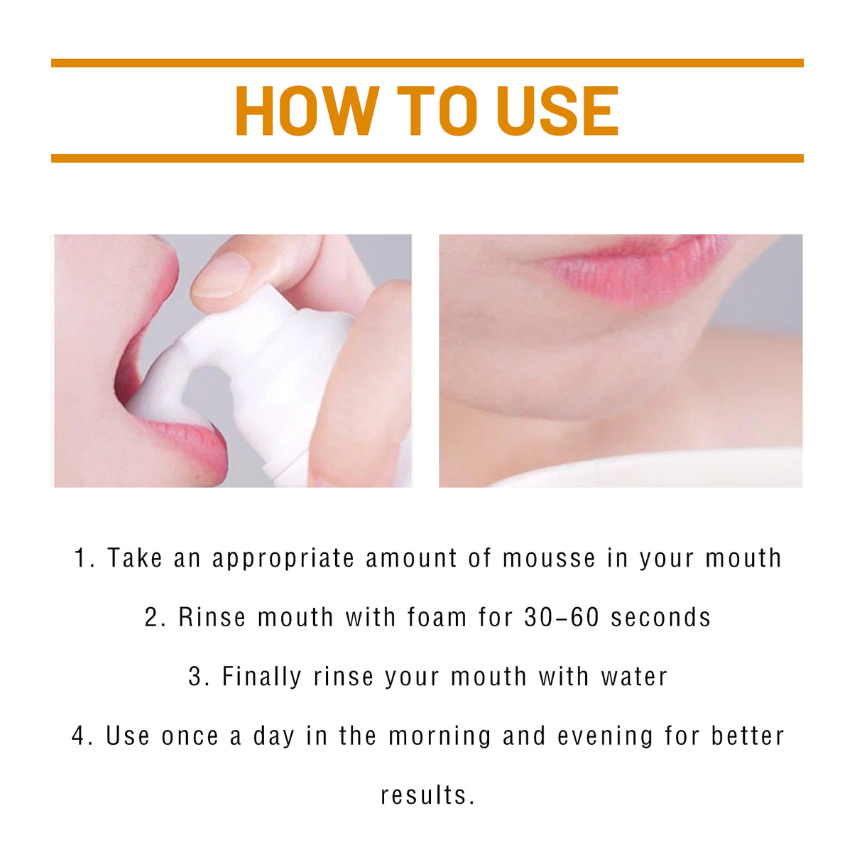Tooth Whitening Mousse, Clean Teeth Whitening Teeth Care Gums Fresh Oral Care - V.I.P Digital Presence