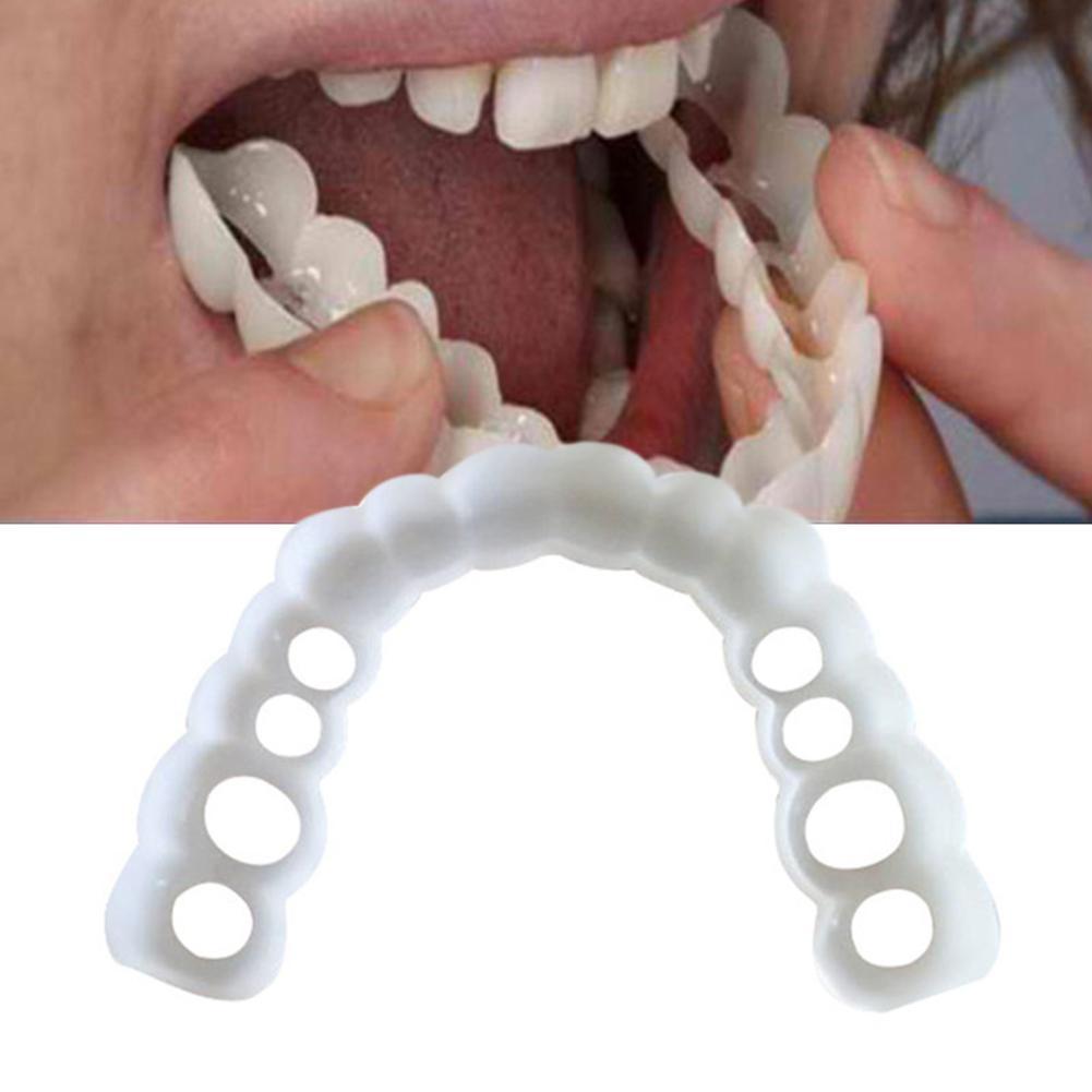 1set Snap On Smile Teeth Veneers Whitening Instant Cosmetic Dentistry Comfortable Veneer Cover Teeth Whitening Smile Denture - V.I.P Digital Presence