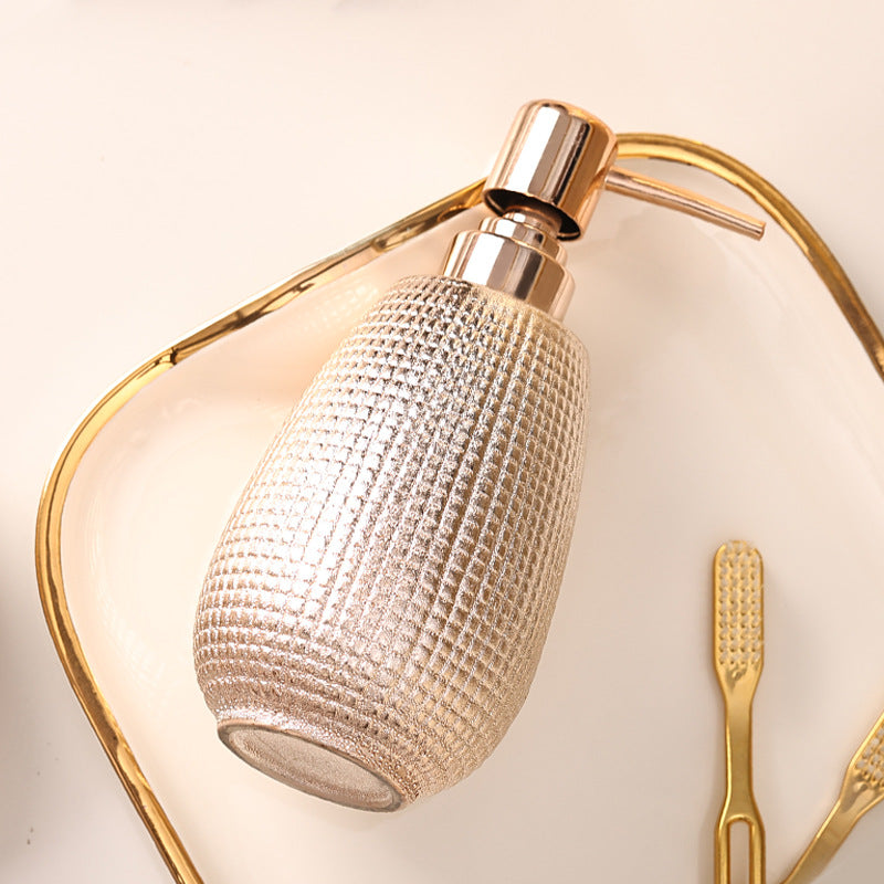 Rose Gold Ceramic Tooth Brushing And Washing Set 4 Pieces - V.I.P Digital Presence