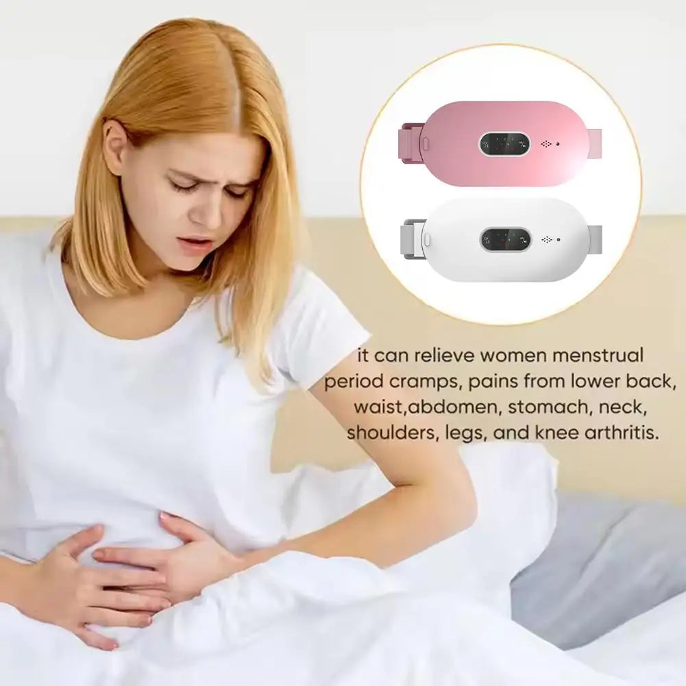 Uterus Warming Belt Warm Temperature Adjustable Treasure Heating Waist Protection Hot Compression Vibration Belt - V.I.P Digital Presence