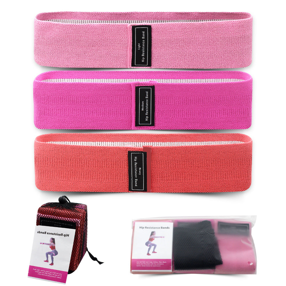Body shaping squat hip circle yoga fitness tension belt resistance belt stretch belt - V.I.P Digital Presence