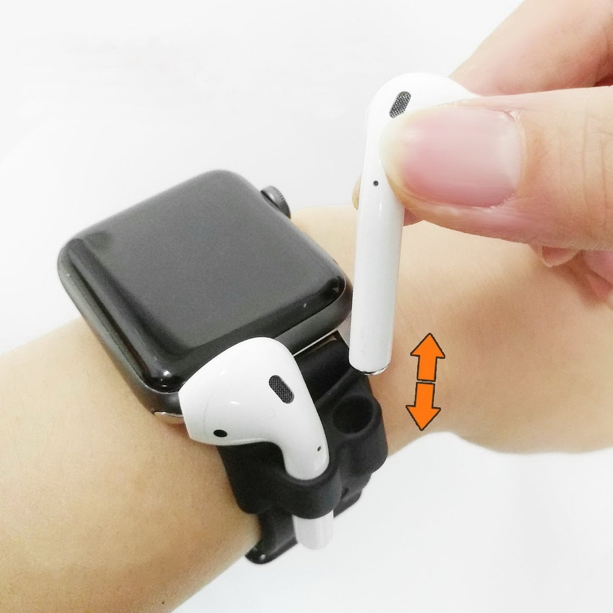 Portable Anti Lost Silicone Holder For AirPods Sports Wireless Earphone Fixed Case For Apple Air Pods Watch Band Holder - V.I.P Digital Presence