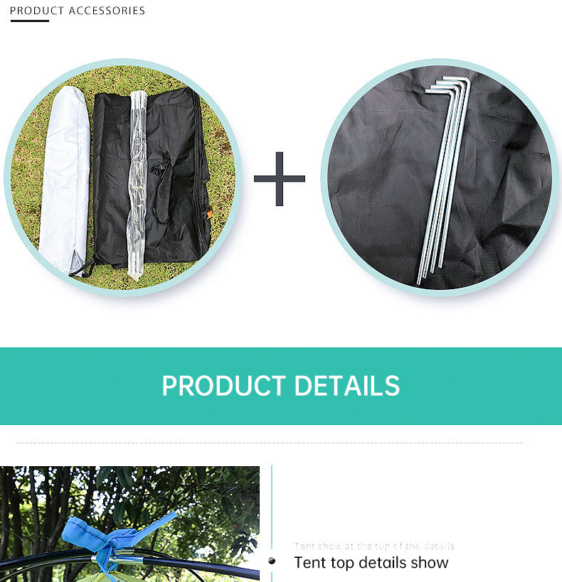 Pop Up Beach Tent Sun Shade Shelter Anti-UV Shelter Fully Automatic Folding Camping Tent - V.I.P Digital Presence