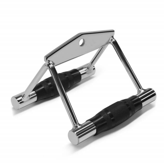 Mango doble D desplegable, mango de fila, agarre triangular en forma de V para accesorios de gimnasio en casa