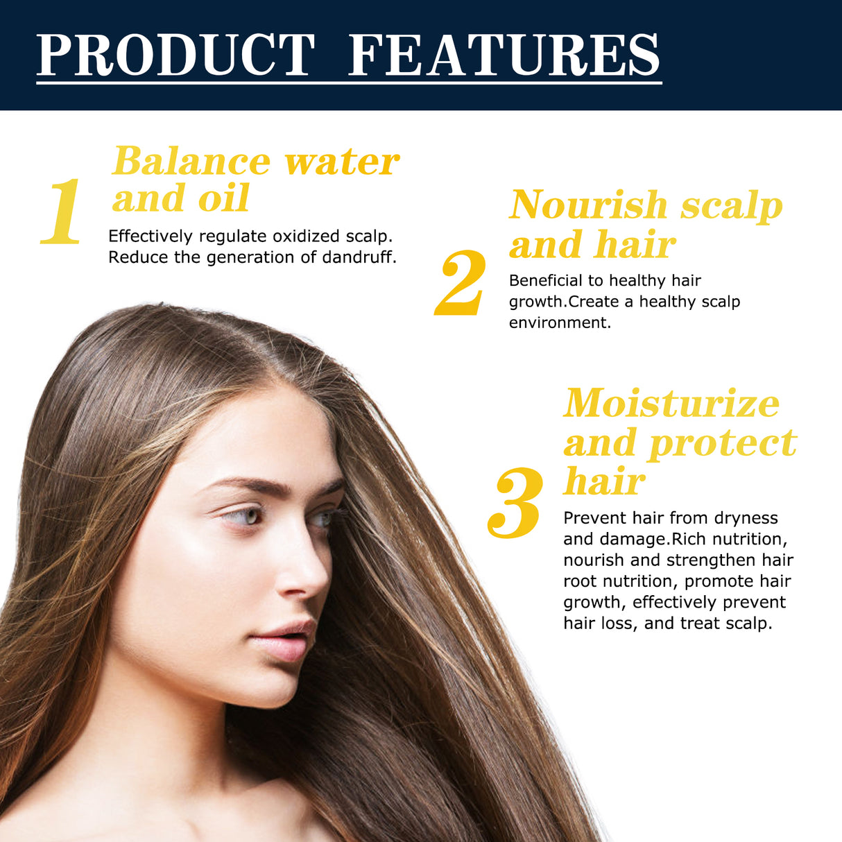 Scalp Treatment Essence Spray, Hair Care And Repair Damaged Hair Follicle Hair Root Treatment Spray - V.I.P Digital Presence