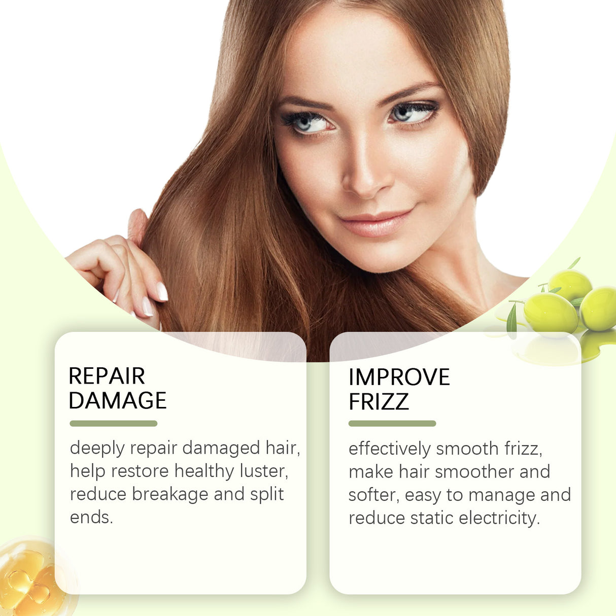 Smoothing Hair Care Cream Nourishes Hair Care And Repair Scalp Roots Shine Hair Citrus Fragrance - V.I.P Digital Presence