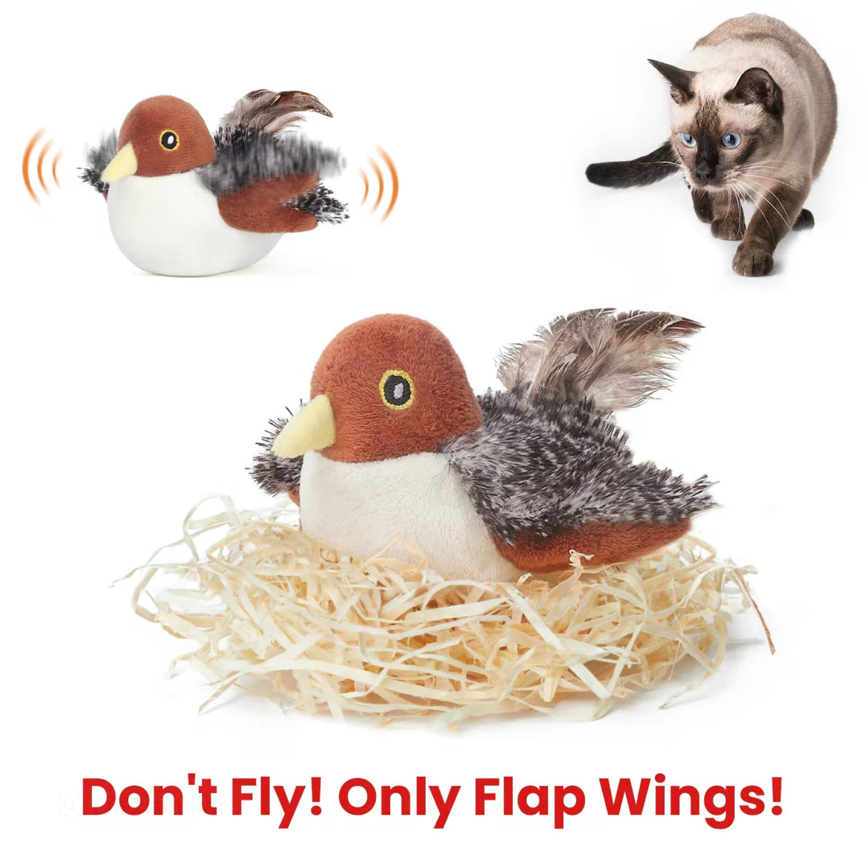 ChirpPaws Flapping Bird