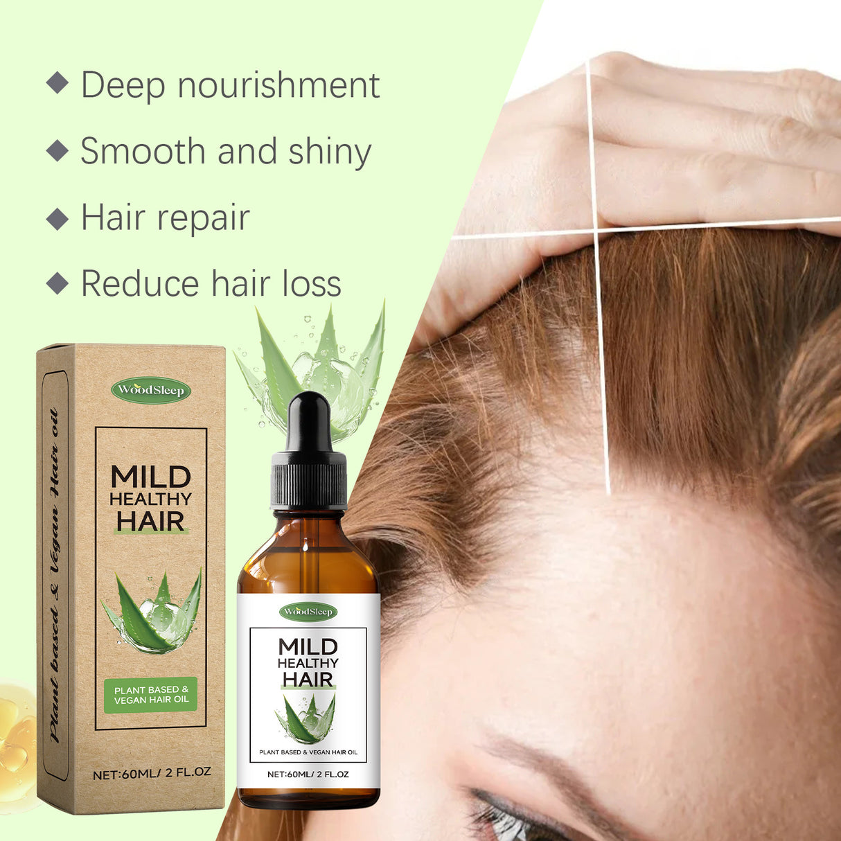 Vegetative Hair Care Essential Oil Gently Moisturizes And Repairs Dry Hair Vegetative Fragrance Prevents Frizz - V.I.P Digital Presence
