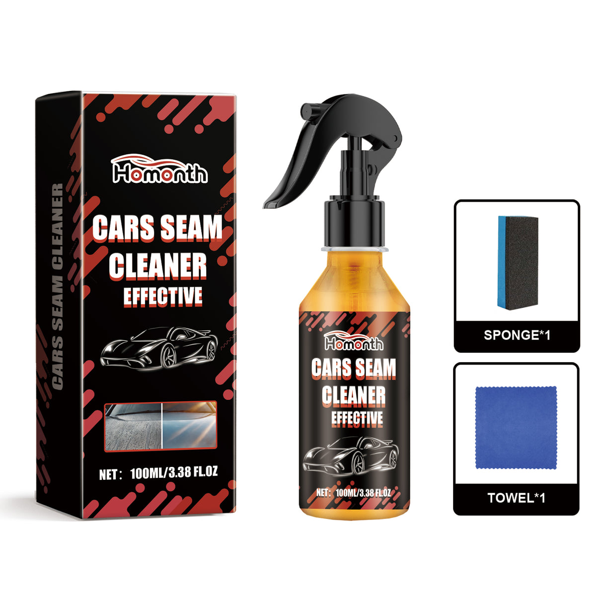 Car Water Stain Cleaner Car Stain Remover Polish Gentle Care Car Paint Gap Cleaning Spray - V.I.P Digital Presence