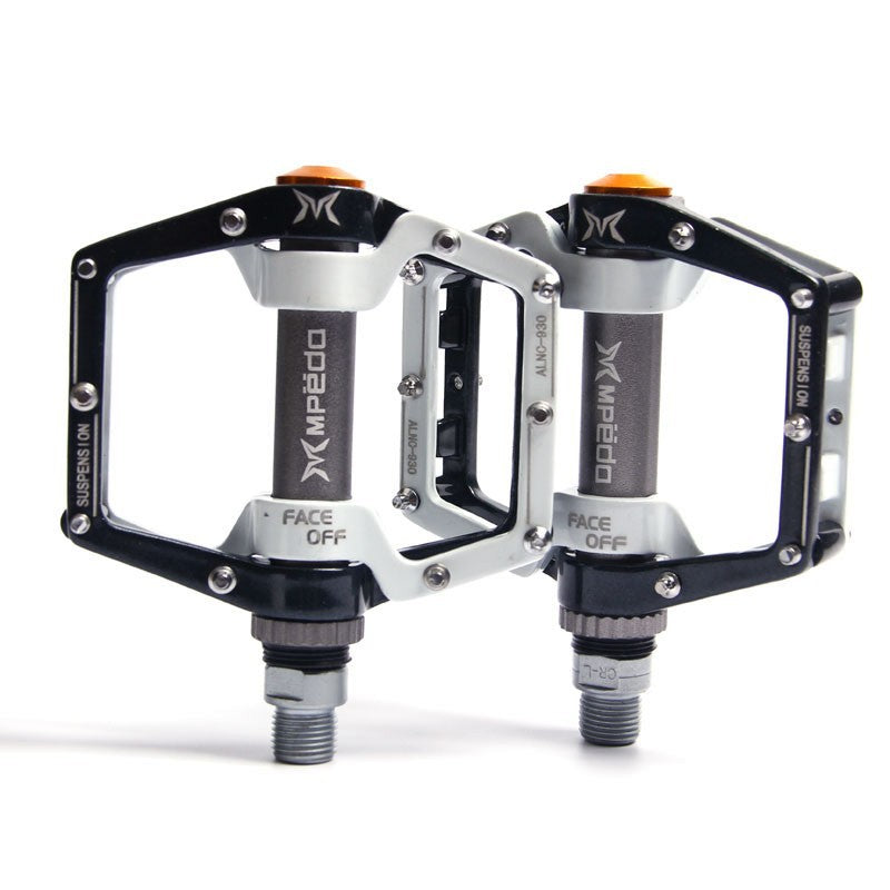 Mpeda Dead Fly Mountain Bike Bearing Pedal Ultra-Light CNC Aluminum Alloy Anti-Skid Two Peilin Pedal