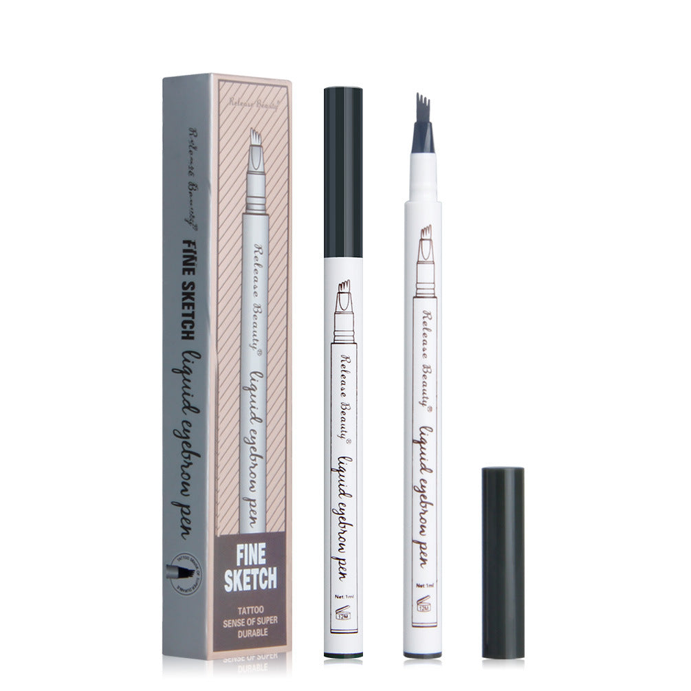 RELEASE BEAUTY Liquid Eyebrow Pencil Very Fine Micro Carving Eyebrow Pencil Is Easy For Lazy People To Use - V.I.P Digital Presence
