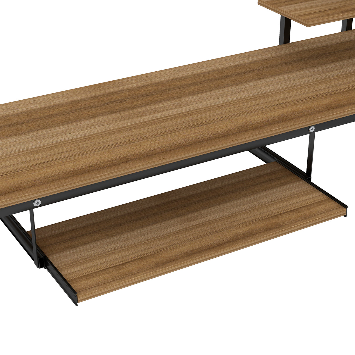 Loft Bed with Desk and Shelf Space Saving Design Twin