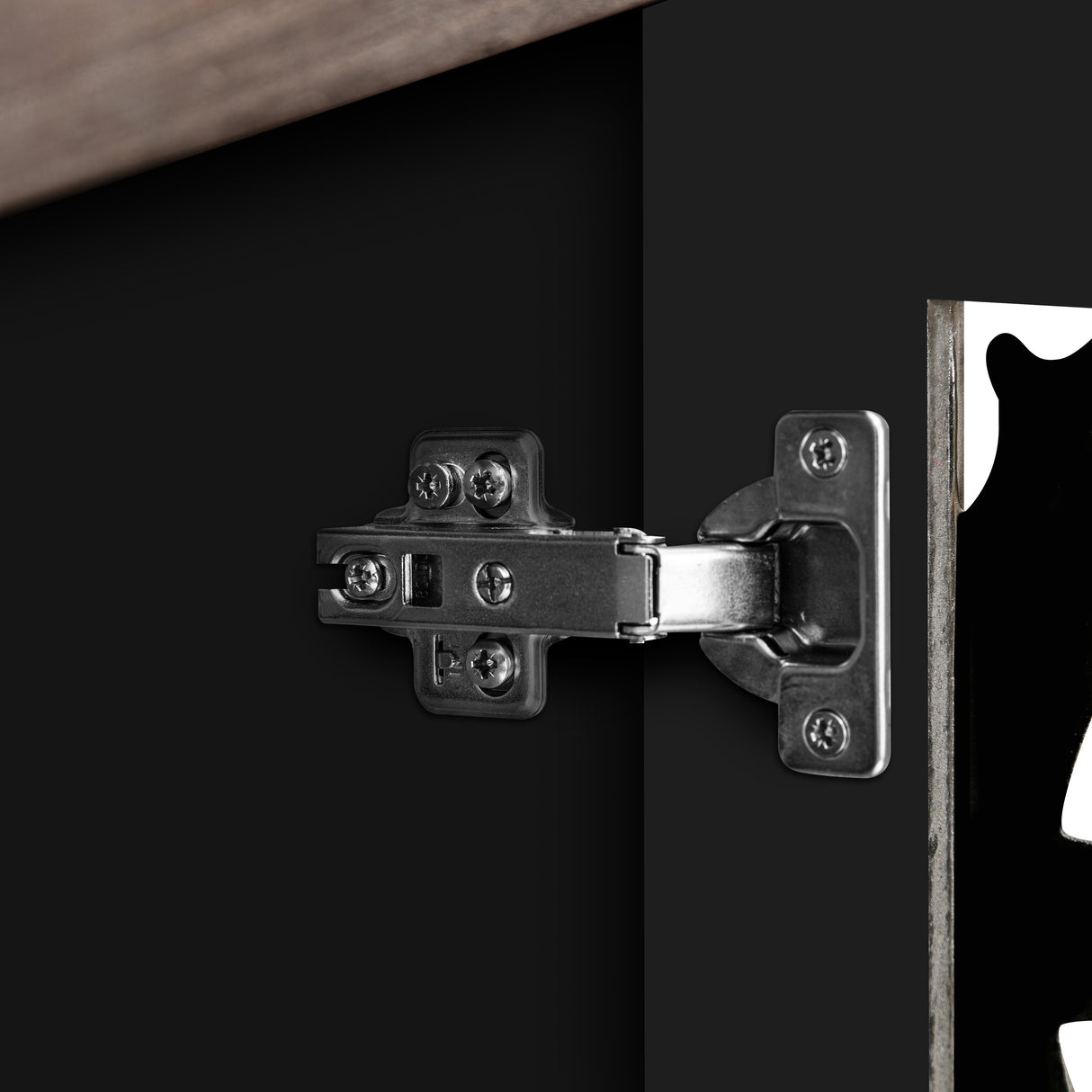 Hollow Four Door Antique Cabinet, American Country Style, Suitable for Living Room, TV Cabinet, Kitchen (Brown) - V.I.P Digital Presence