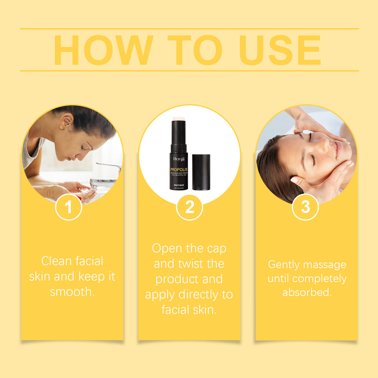 Propolis Moisturizer Stick, Long-Lasting Moisturizing And Gentle Care Of Dry Skin Daily Skin Care Facial Moisturizer Stick - V.I.P Digital Presence