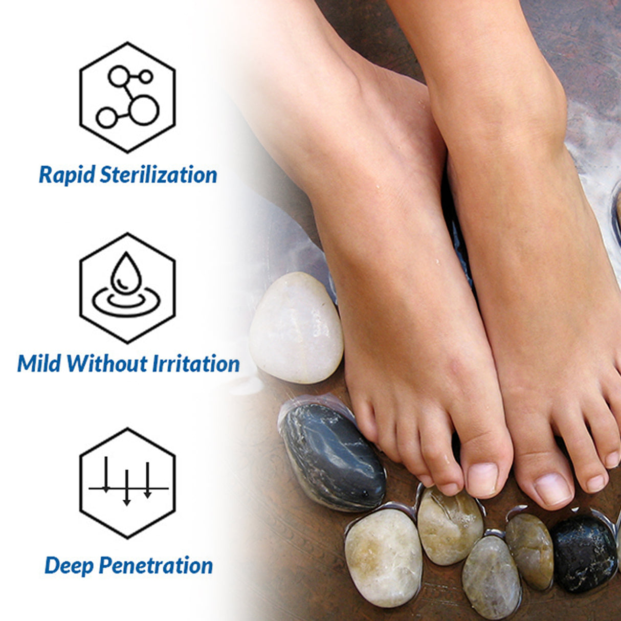 Foot Inflammation Bath Soothing Gel Beads, Clean Odor Gray Nail Swelling Repair Bright Nail Care Foot Bath Beads - V.I.P Digital Presence