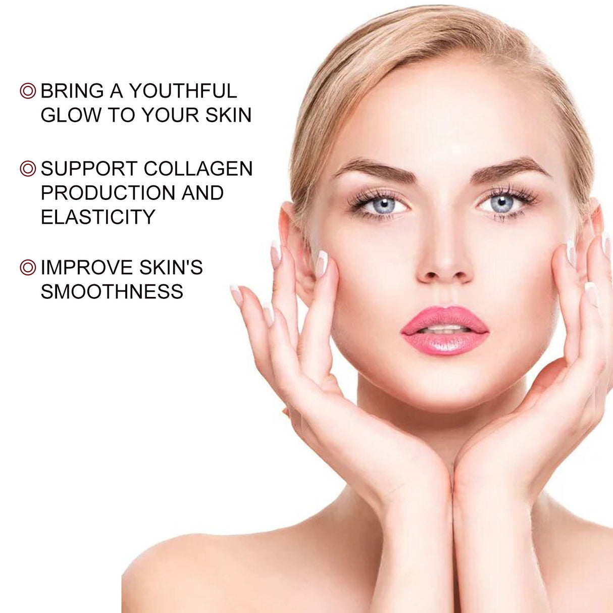 Peptide Face Serum, Fade Out Fine Lines On Your Forehead Skin Moist Hydrating Anti-Aging Essence - V.I.P Digital Presence