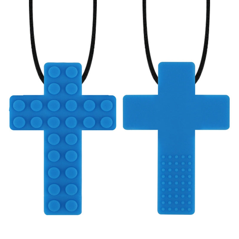 Building block gum manufacturers wholesale mother infant cross-border children's silicone gum sensory molar stick baby silicone gum