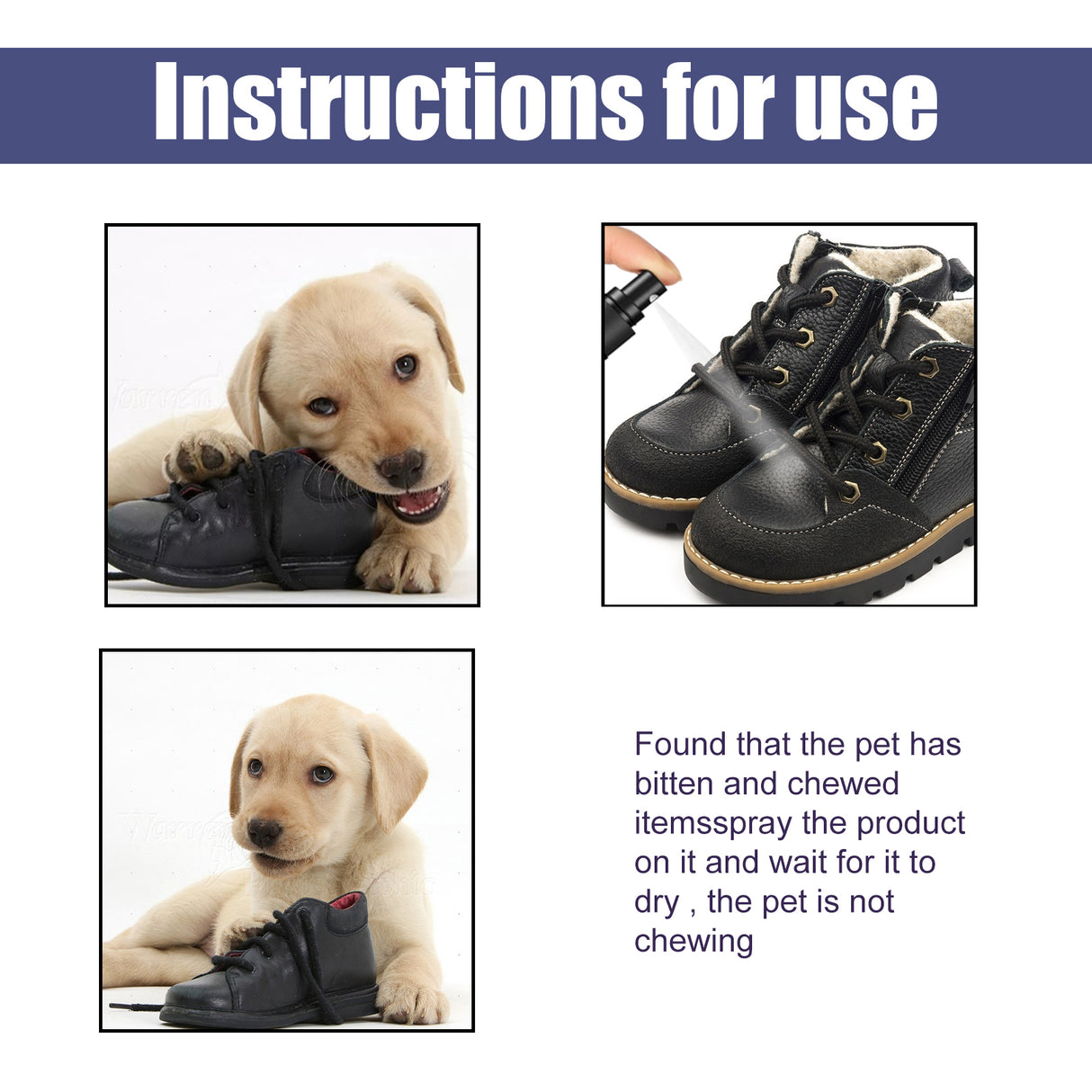 Anti-Chewing Bitter Spray For Pets, Prevent Dogs Tearing Apart Homes Scratching And Biting Long-Lasting Indoor Repellent Spray - V.I.P Digital Presence