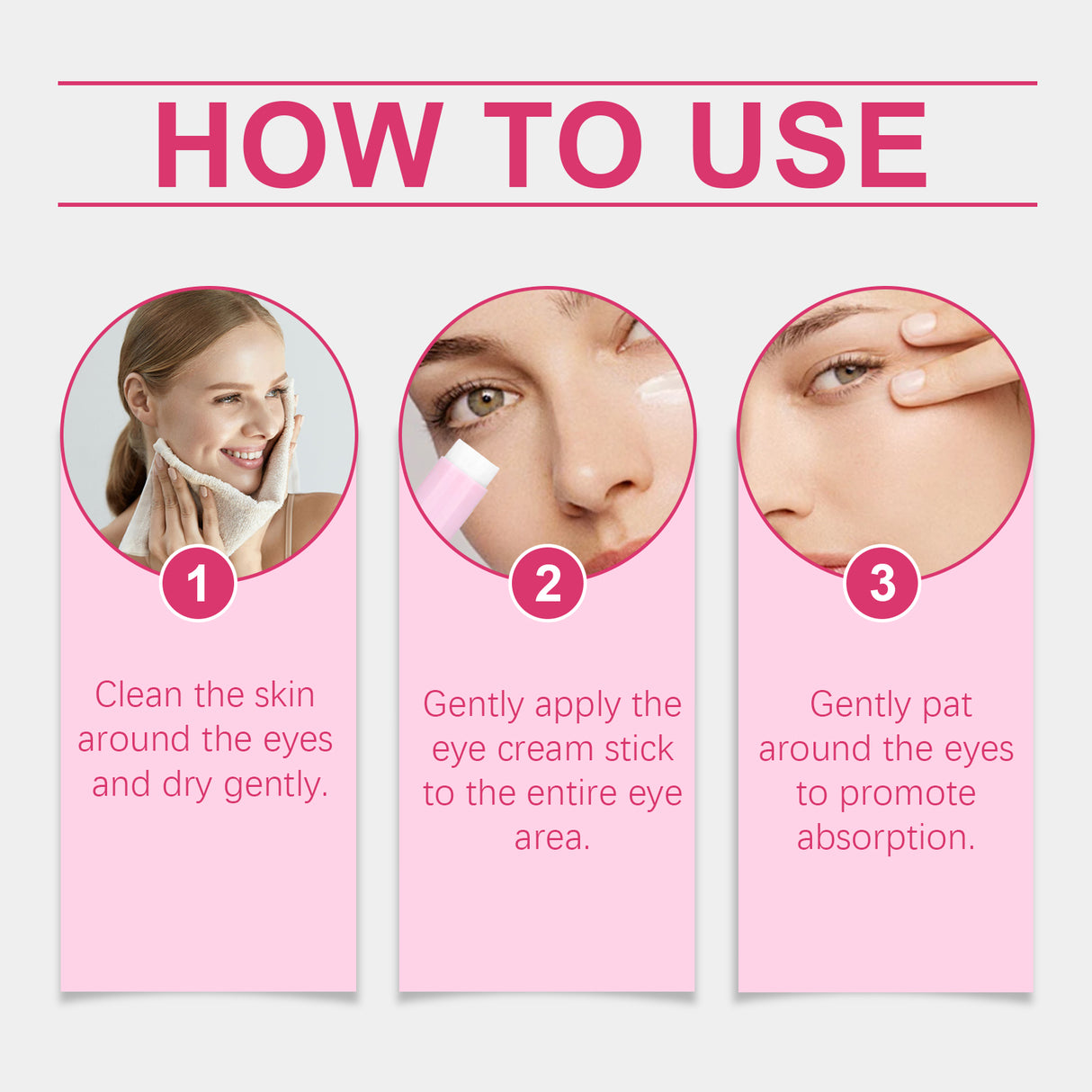 Firming Eye Cream Stick Reduces Fine Lines Gentle Care Firming Eye Skin Hydrating Eye Cream Stick