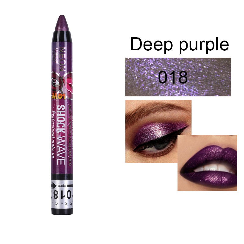 KISS SUSY 36 color eye shadow pencil stick lip pencil 2 in 1 is not easy to smudge - V.I.P Digital Presence