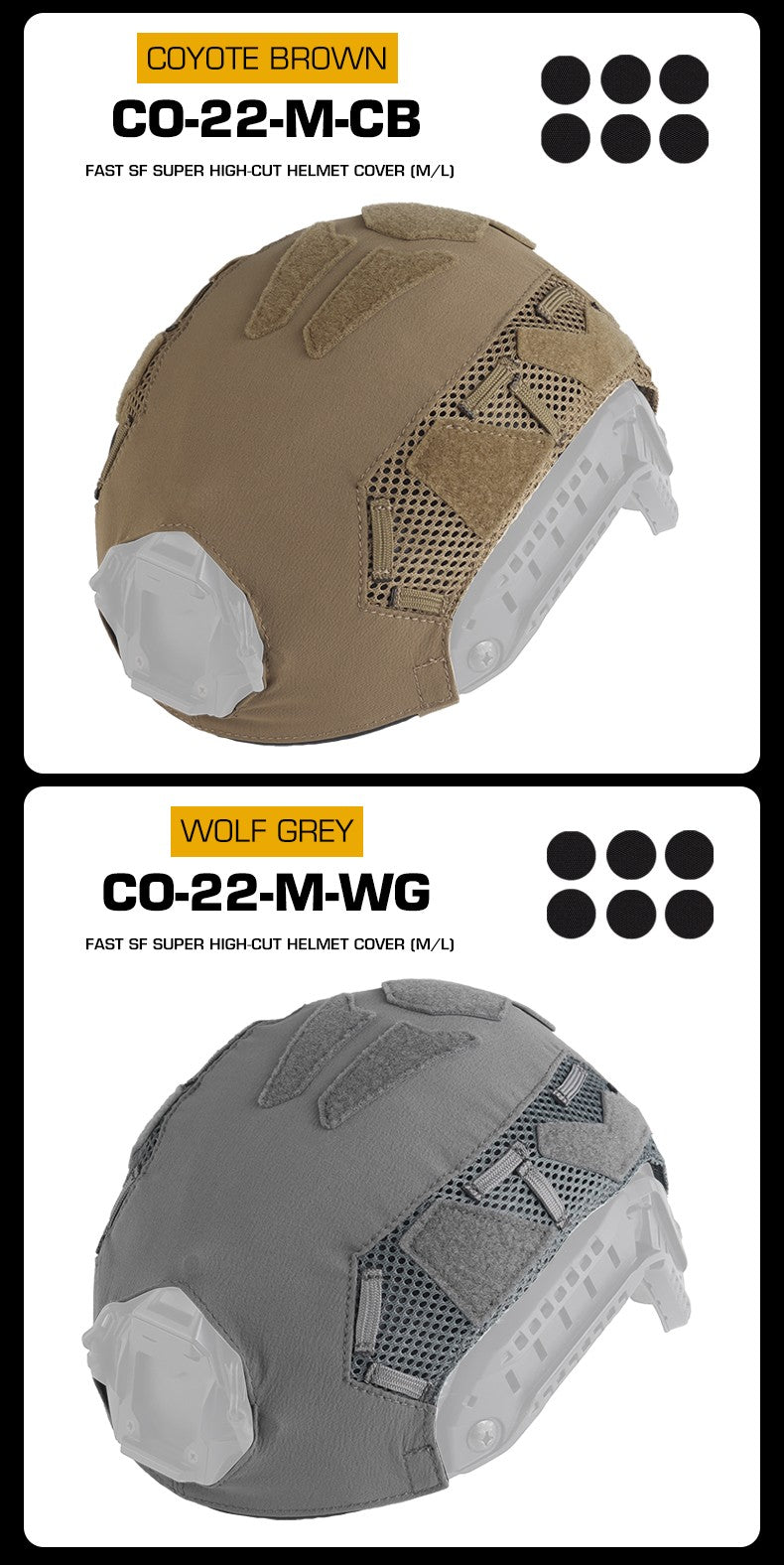 FAST SF Ultra-high Cut Camouflage Helmet Cover (Medium Size, M) - V.I.P Digital Presence