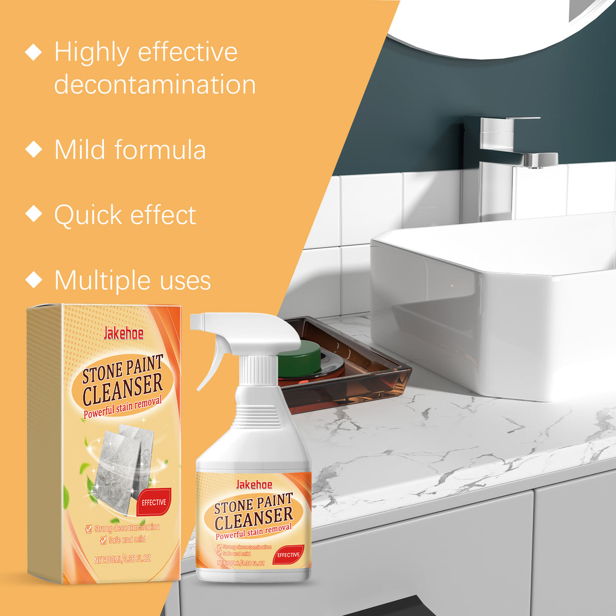 Real Stone Paint Cleaner Home Living Room Bedroom Cleaning Stains Polishing Maintenance Renovation Cleaner - V.I.P Digital Presence