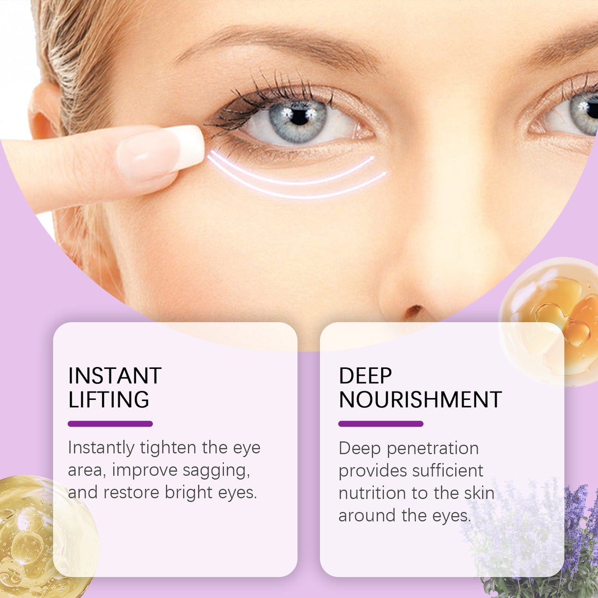 Firming Care Eye Cream Snail Brightening Eye Cream Firming Tender And Smooth Skin Around Eyes Eye Repair Cream