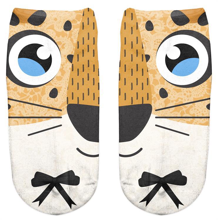 Thin 3D Digital Animal Printed Women's Socks Shallow Socks Adult Invisible Socks - V.I.P Digital Presence