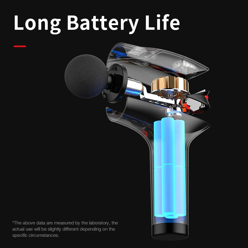 Icy Cold Compress Massage Gun Electric Percussion Pistol Massager For Body Neck Back Sport Deep Tissue Muscle Relaxation - V.I.P Digital Presence