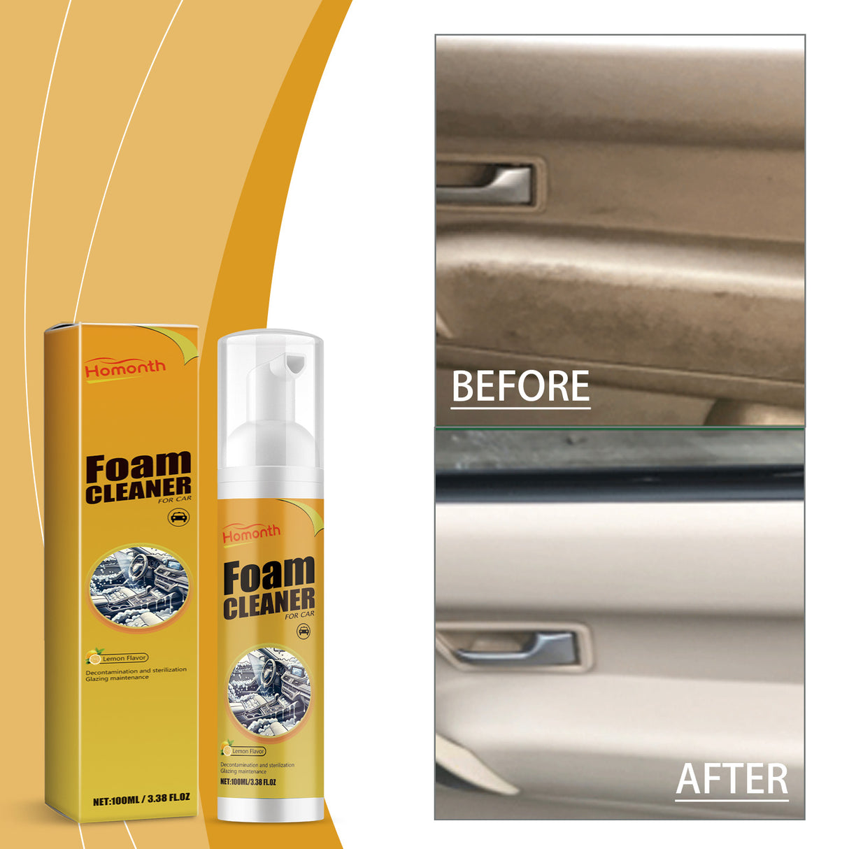 Automotive Interior Foam Cleaning Mousse, Automotive Interior Foam Cleaning Agent For Cleaning Car Roofs - V.I.P Digital Presence