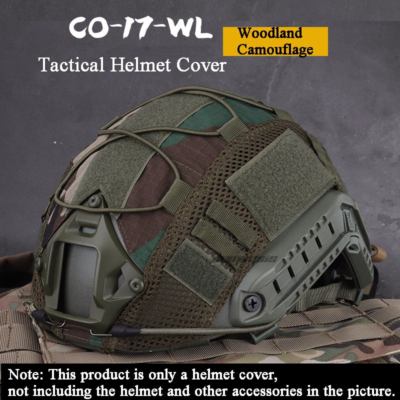 Tactical Helmet Cover for Fast MH PJ BJ Helmet Airsoft Paintball Army Helmet Cover Military Accessories - V.I.P Digital Presence