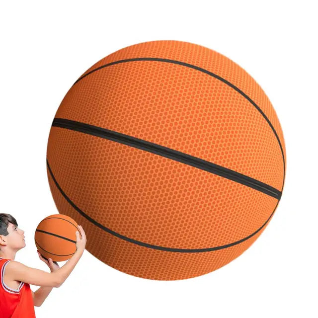 Indoor Basketball Silent 7 Inches Cloth Quiet Basketball With Zipper Silent Dribbling Training Ball Removable Cover For School - V.I.P Digital Presence