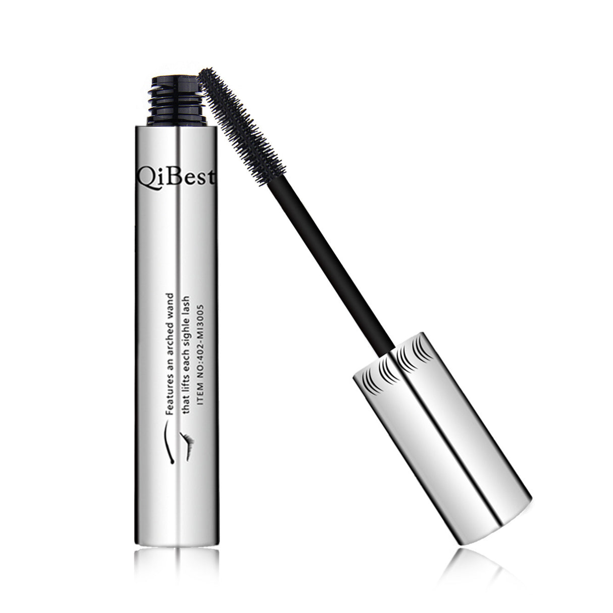 Makeup Qibest Silver Tube Big Eye Mascara Slender Curling Waterproof Not Smudge - V.I.P Digital Presence
