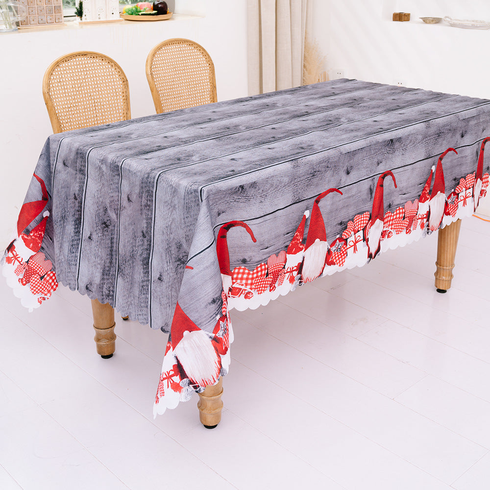 Christmas Decoration Creative Christmas Printed Tablecloth Table Flag Christmas Desktop Decoration Supplies - V.I.P Digital Presence