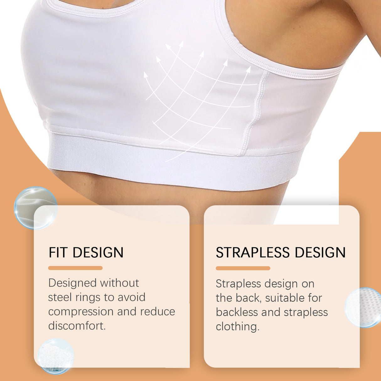 Invisible Bra Is Invisible And Comfortable. It Firmly Fits And Lifts The Breasts To Create Curves - V.I.P Digital Presence
