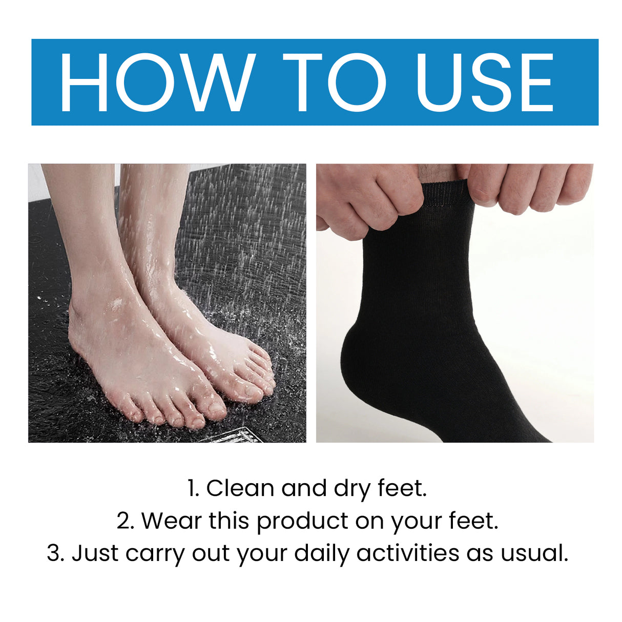 HouKea Stretch Socks, Firming Skin Friendly Soft And Comfortable Non-Slip Elastic Socks Foot Massage Treatment Leg Shaping - V.I.P Digital Presence