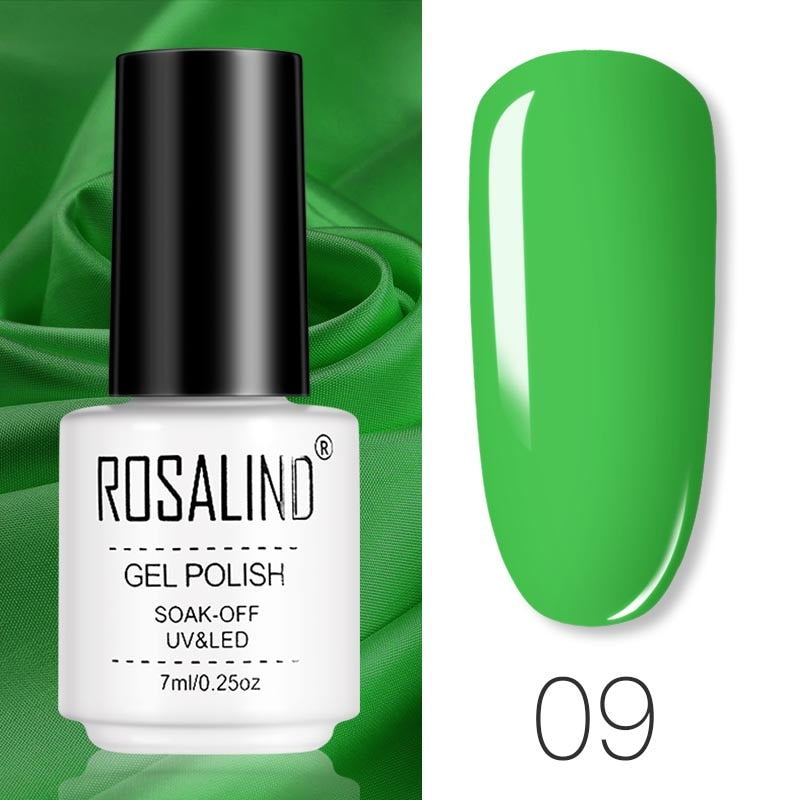 ROSALIND Gel Polish Set Manicure for Nails Semi Permanent Vernis top coat UV LED Gel Varnish Soak Off Nail Art Gel Nail Polish - V.I.P Digital Presence