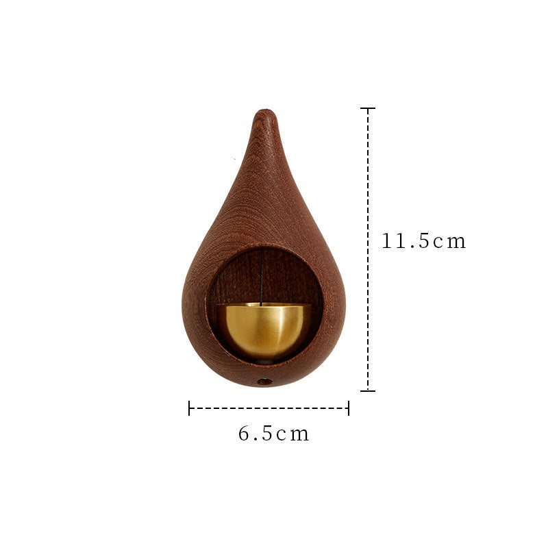 Dopamine Doorbell Water Drop Wind Chime Copper Bell Opening Reminder Hanging Ornament Housewarming Gift Magnetic Bell Fridge Magnet Decor - V.I.P Digital Presence