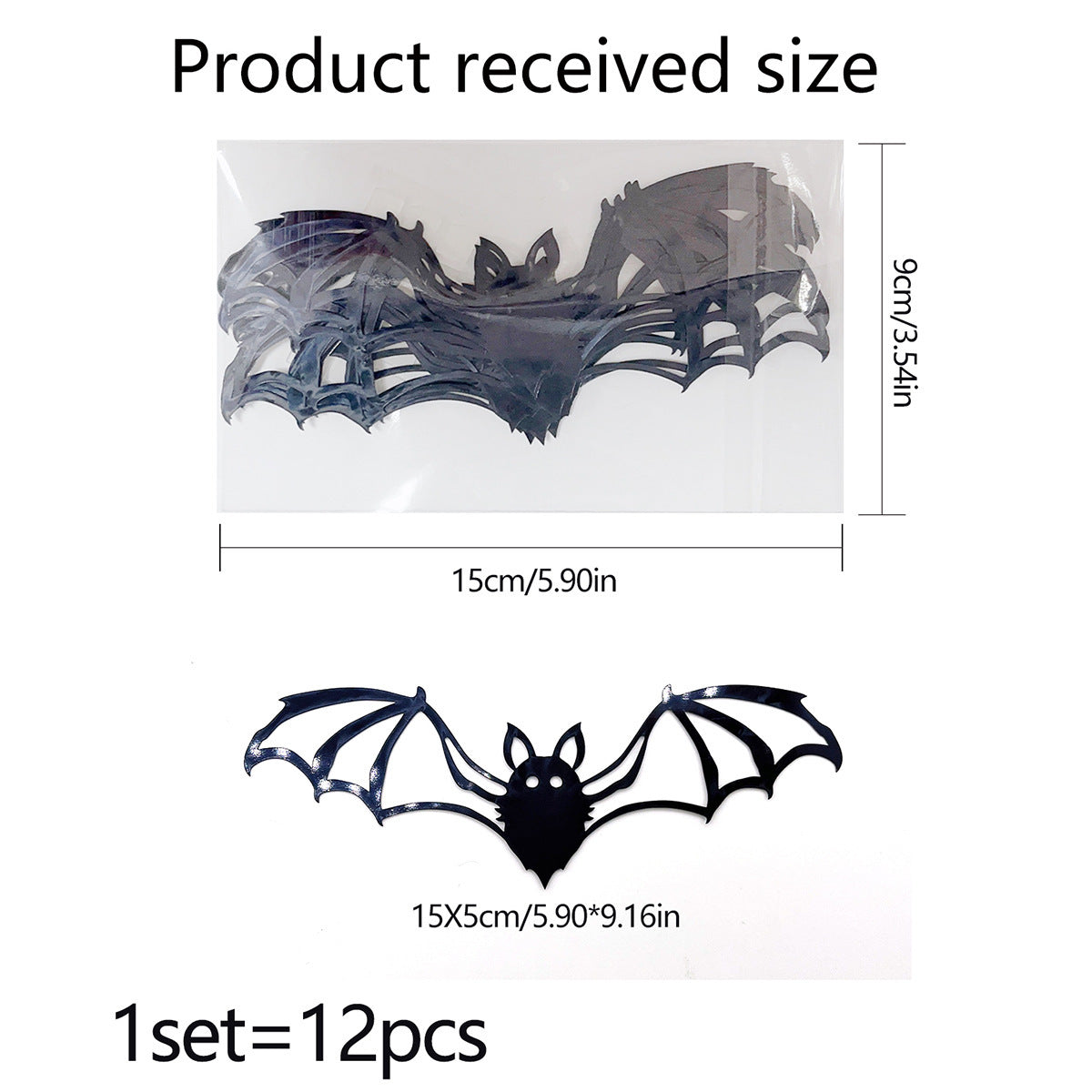Halloween 3D Butterfly Bat Home Decor Wall Sticker 12 Pack Butterfly Sticker Wall Sticker - V.I.P Digital Presence
