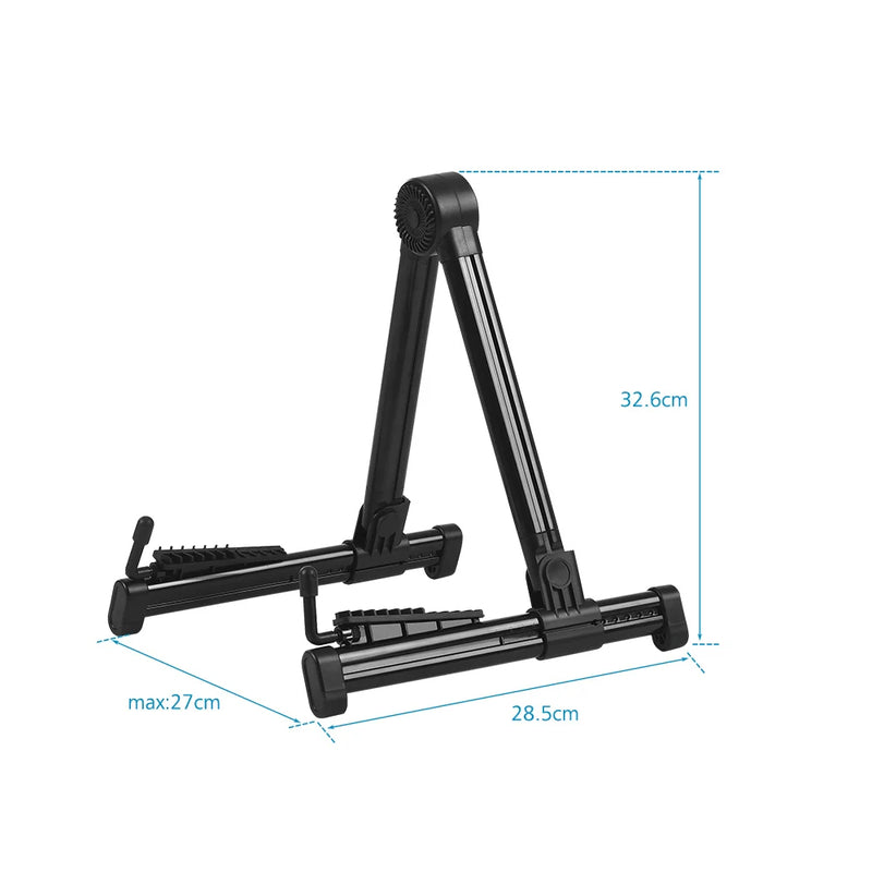 Professional Electric Guitar Stand Universal Folding Electric Acoustic Bass Stand A-Frame Musical Rack Holder Guitar Accessories - V.I.P Digital Presence